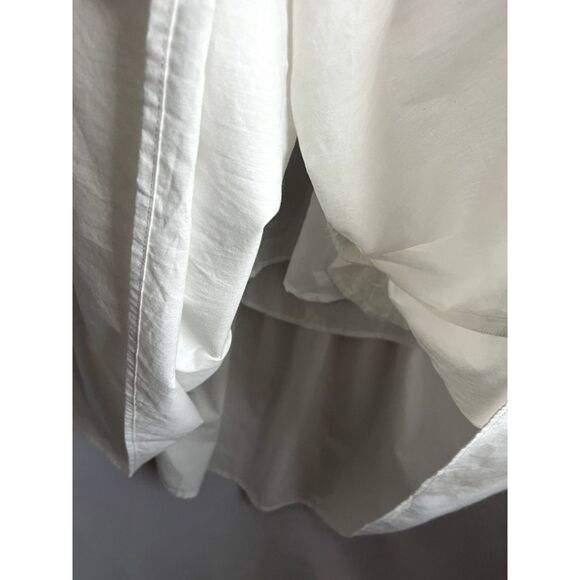 Vine Tree NWT White Tiered Cottagecore Midi Dress L Prairie Twist Balloon Sleeve - Picture 7 of 12